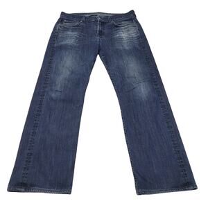7 For all Mankind Austyn 7FAM slim straight stretch dark wash 34 short